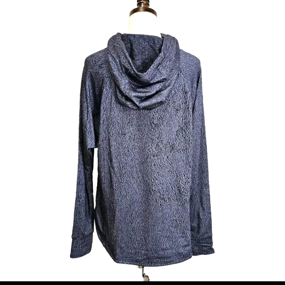 LULULEMON Women's Sz 12 Blue Pick Up the Pace Long Sleeve Hoodie Longsleeve Top - Picture 3 of 11